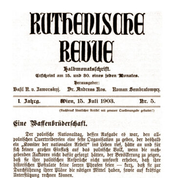 Ruthenische Revue Ruthenische Revue